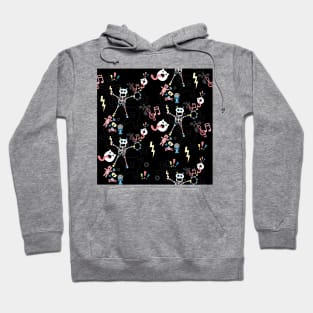 Cute Dance Macabre Pattern Hoodie